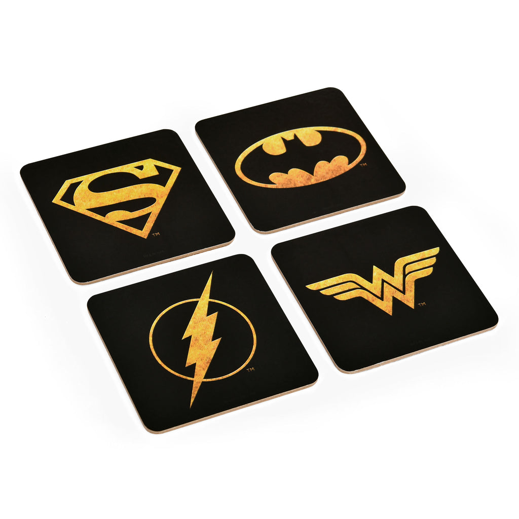 Zdjęcie produktu Podkładki DC Comics Logos Zestaw 4 szt.