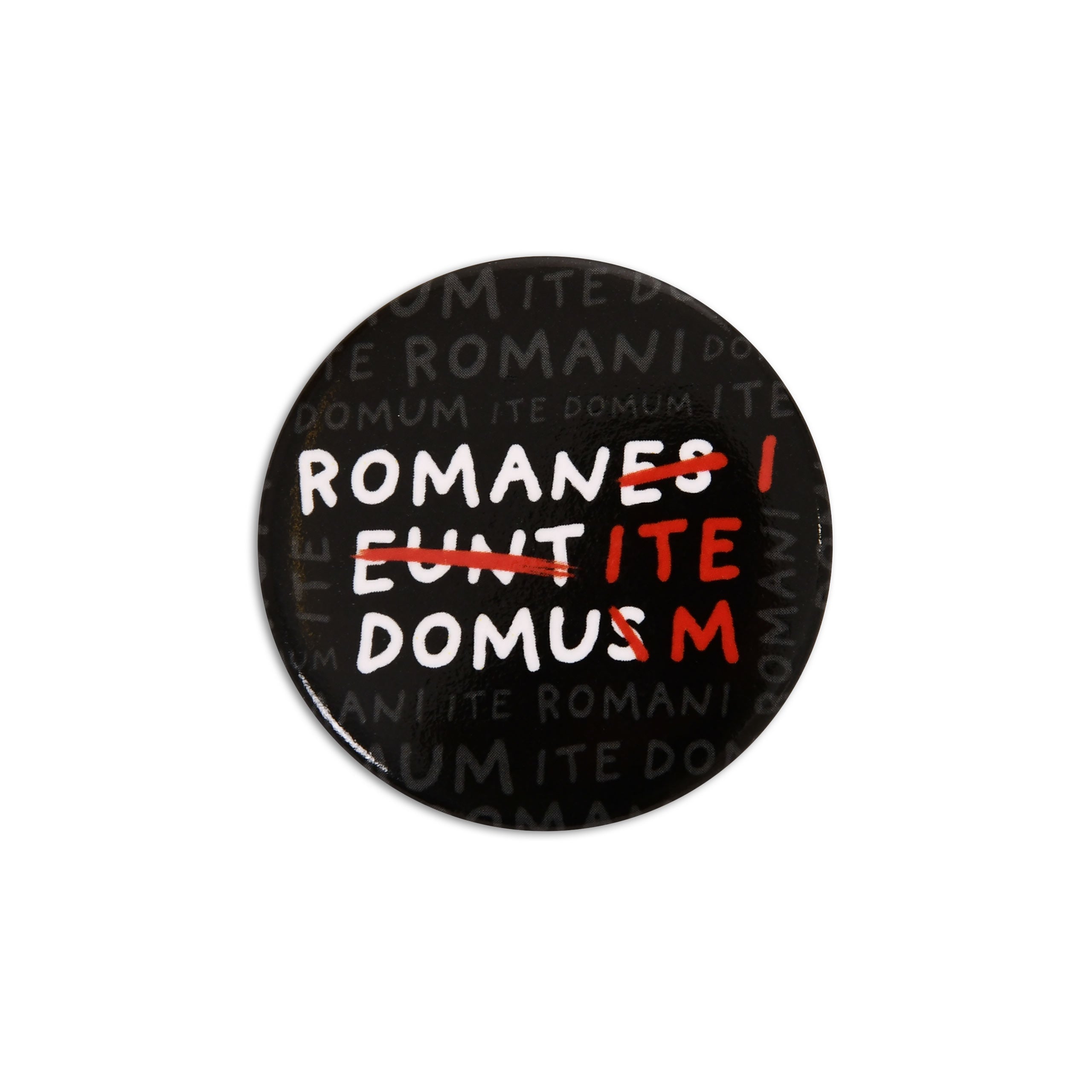 Zdjęcie produktu Przypinka Romani Ite Domum dla fanów Monty Pythona