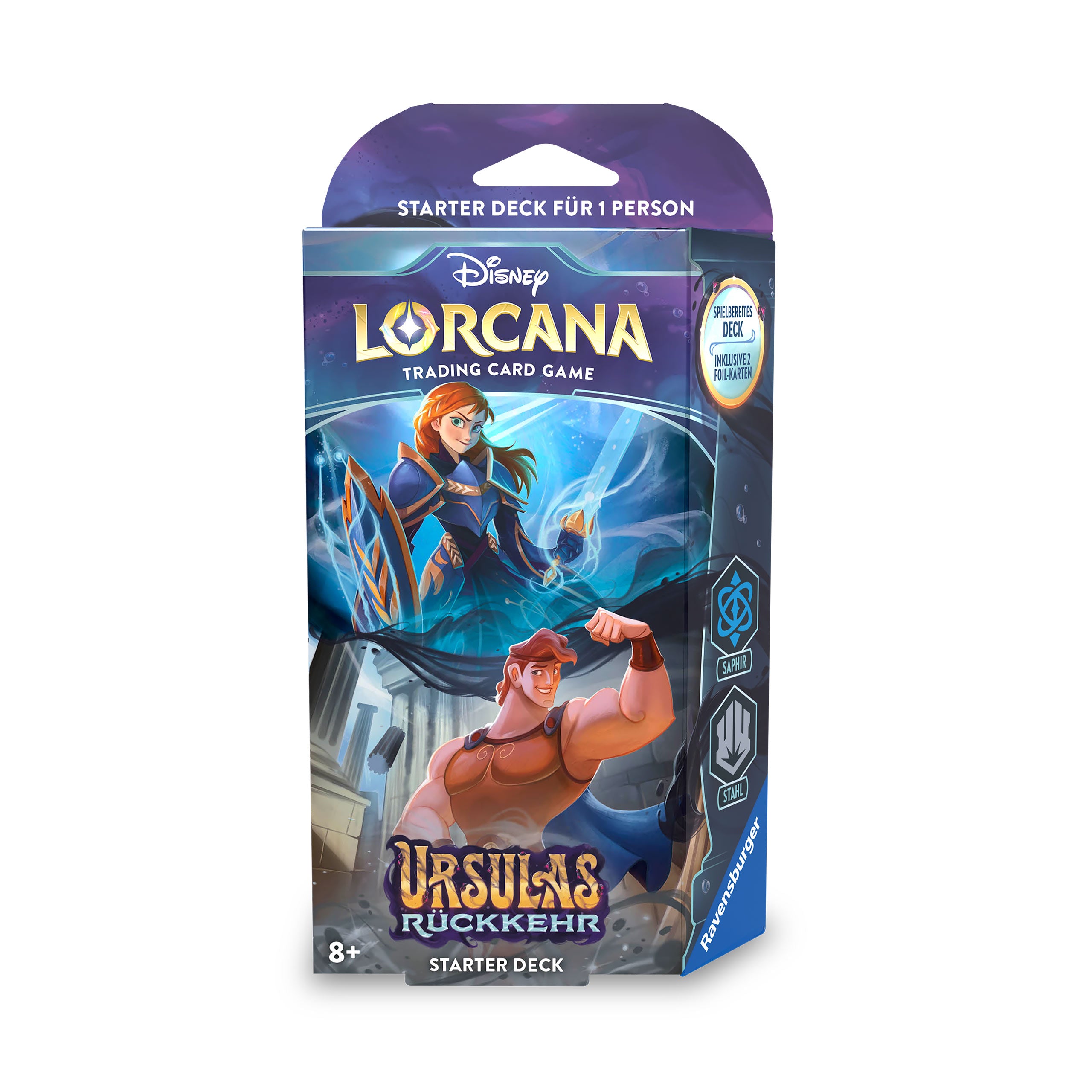 Zdjęcie produktu Disney Lorcana Saphir i Stal Starter Set - Powrót Ursuli Trading Card Game