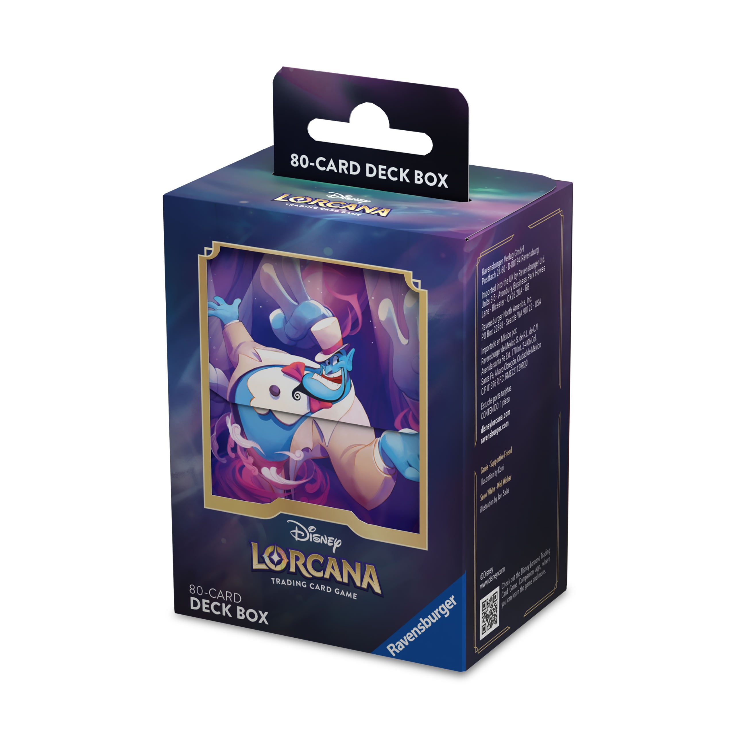 Zdjęcie produktu Disney Lorcana Pudełko na karty kolekcjonerskie Dżin - Powrót Ursuli Trading Card Game