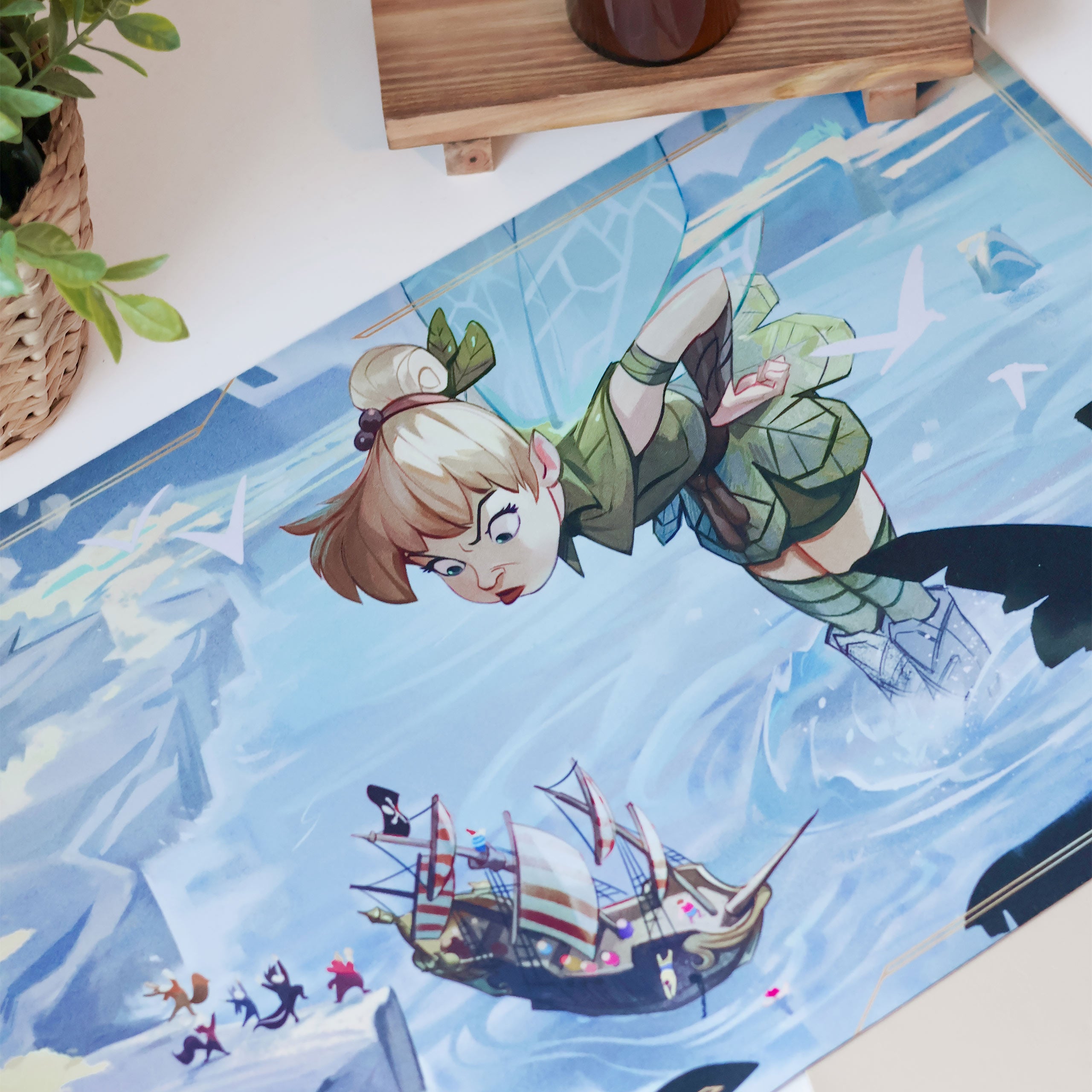 Zdjęcie produktu Disney Lorcana Mata do gry Tinkerbell - Powrót Ursuli Trading Card Game