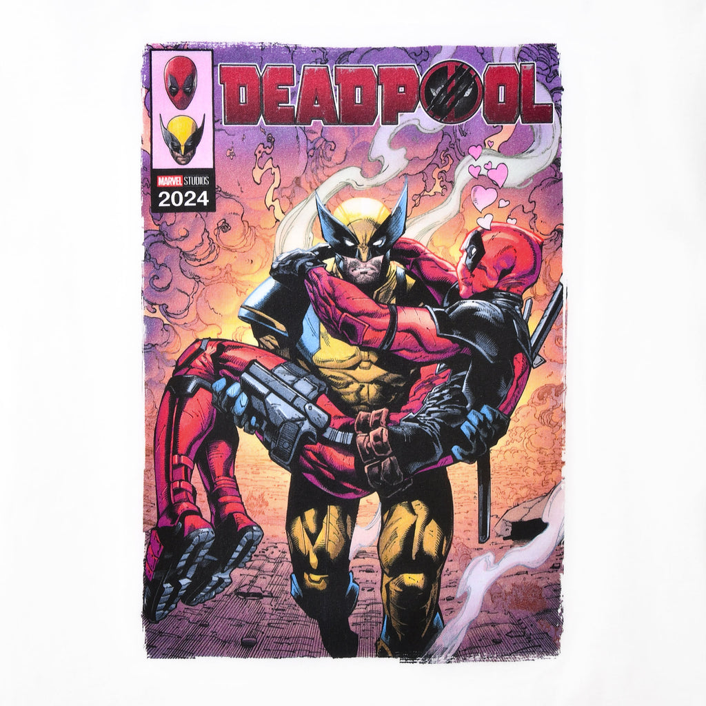 Zdjęcie produktu Deadpool i Wolverine Best Bubs Comics T-Shirt biały