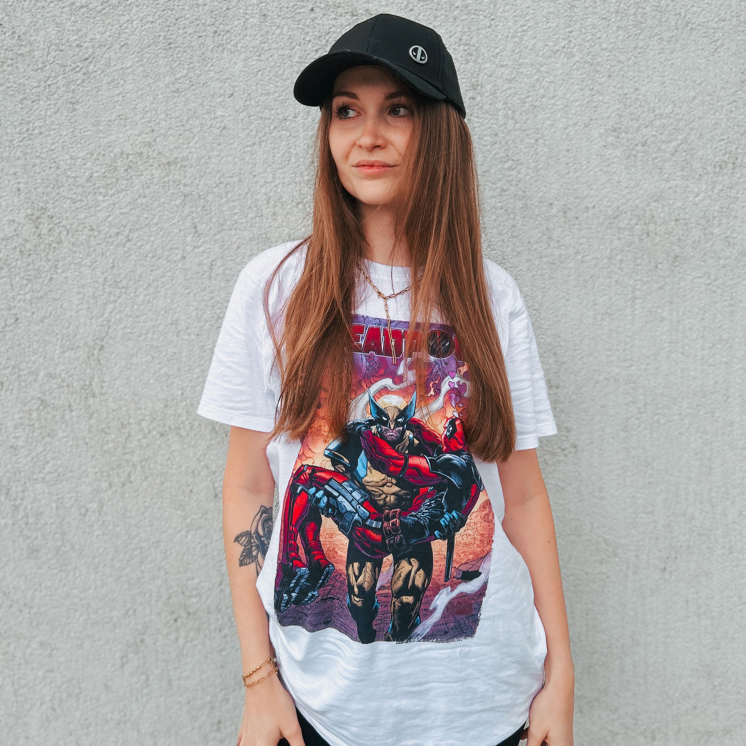 Zdjęcie produktu Deadpool i Wolverine Best Bubs Comics T-Shirt biały