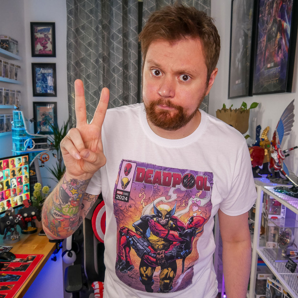 Zdjęcie produktu Deadpool i Wolverine Best Bubs Comics T-Shirt biały