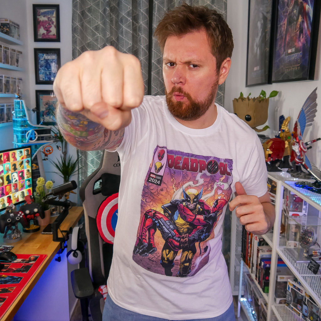 Zdjęcie produktu Deadpool i Wolverine Best Bubs Comics T-Shirt biały