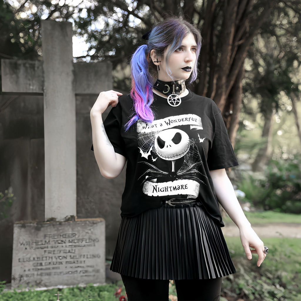 Zdjęcie produktu Nightmare Before Christmas - What A Wonderful Nightmare T-Shirt czarne