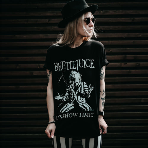 Zdjęcie produktu Beetlejuice - It's Show Time! Koszulka czarna