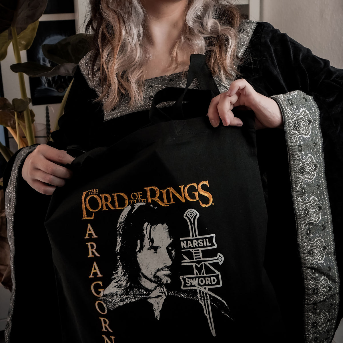 Zdjęcie produktu Władca Pierścieni - Czarna torba na ramię Aragorn