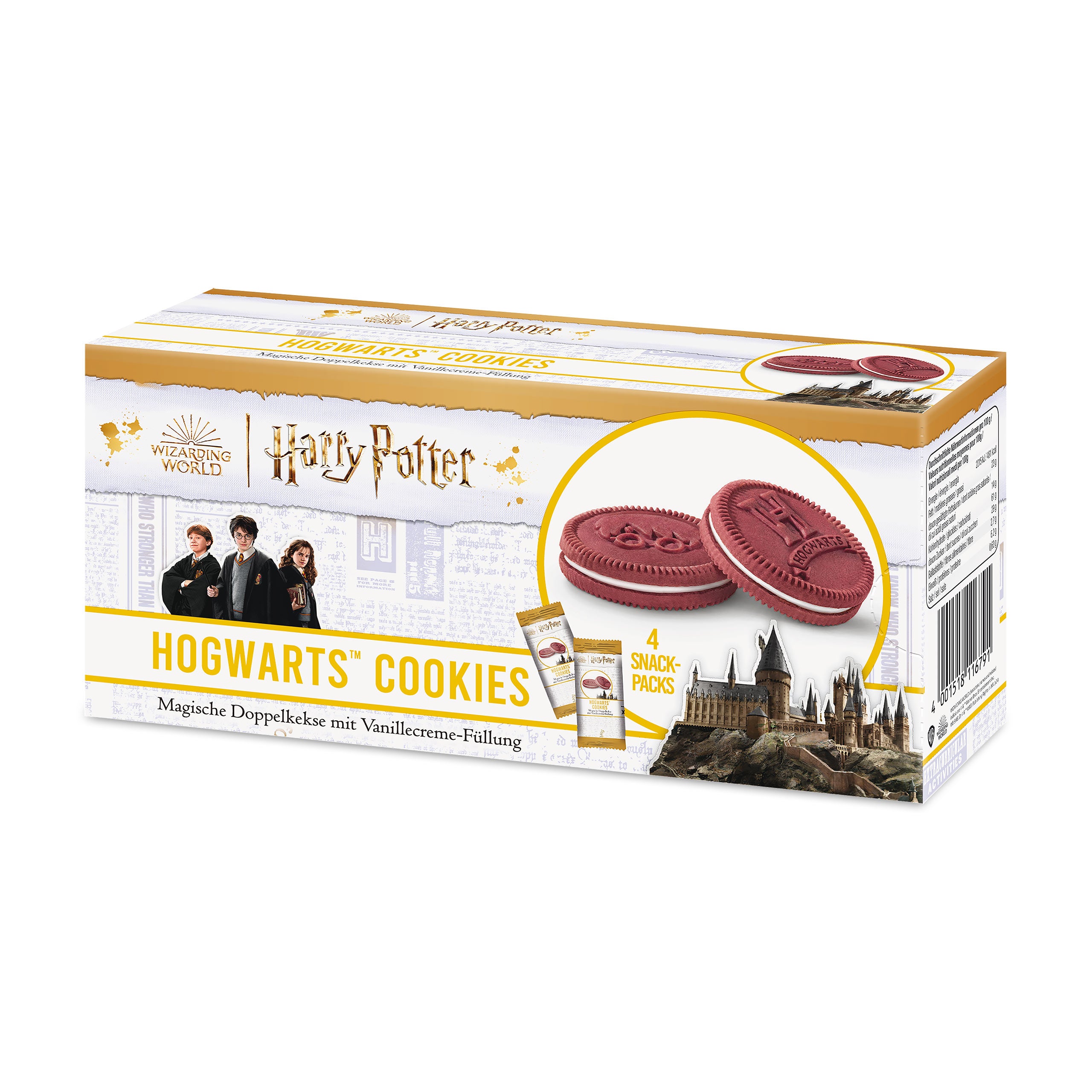 Zdjęcie produktu Harry Potter - Ciastka Hogwarts z nadzieniem waniliowym
