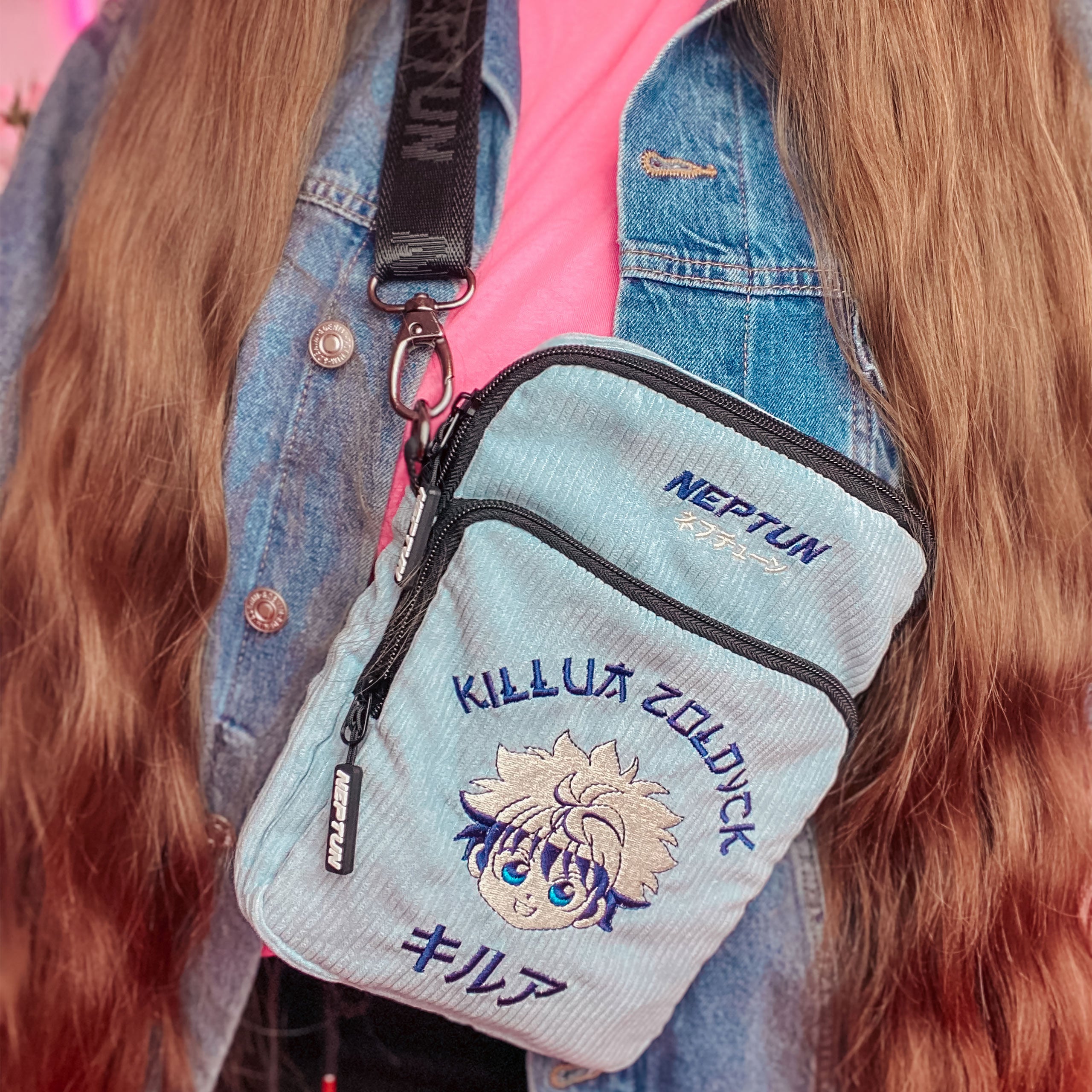 Zdjęcie produktu Hunter x Hunter - Killua Crossbody torba niebieska