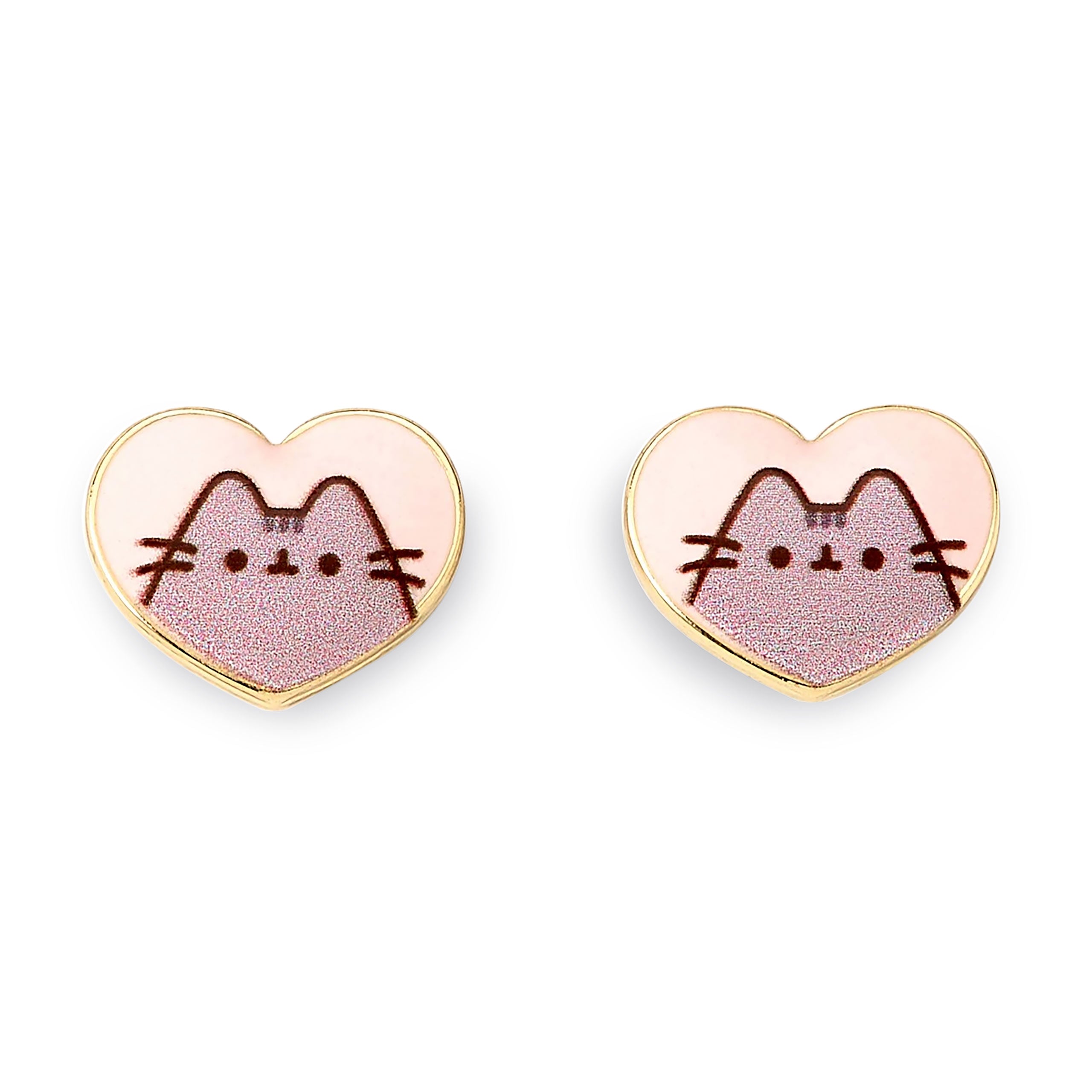 Zdjęcie produktu Pusheen - Kolczyki w kształcie serca