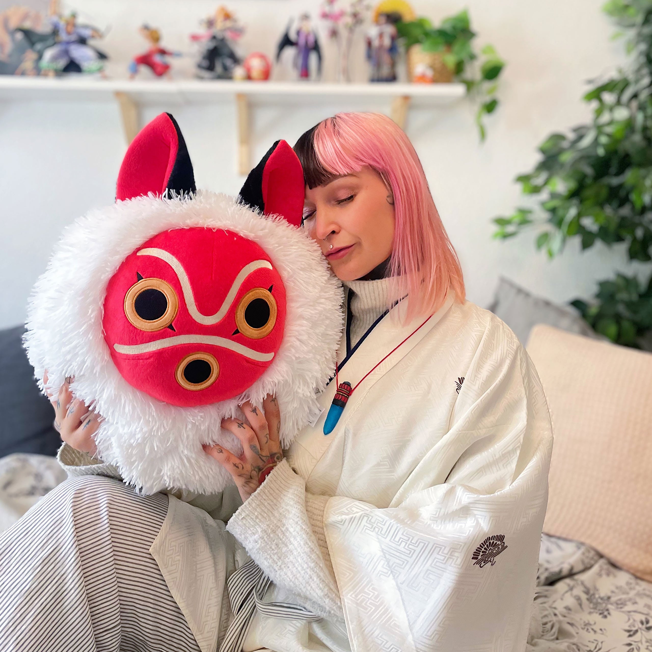 Zdjęcie produktu Księżniczka Mononoke - Poduszka z maską San
