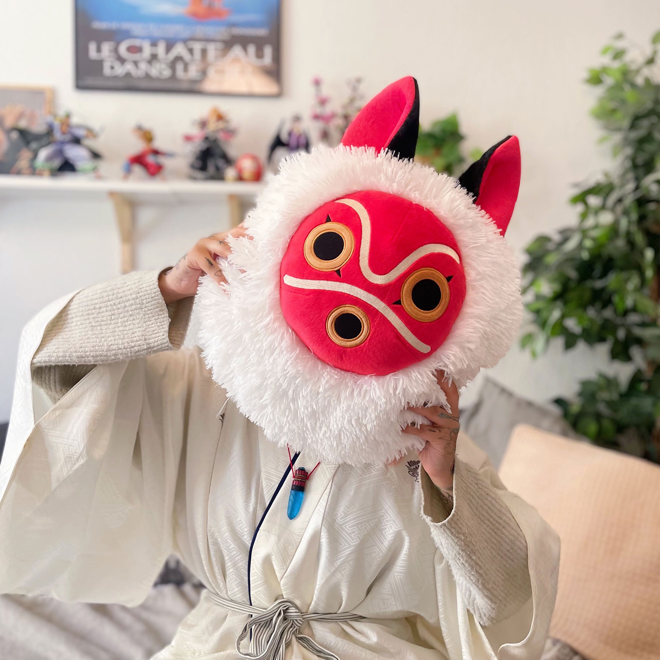 Zdjęcie produktu Księżniczka Mononoke - Poduszka z maską San