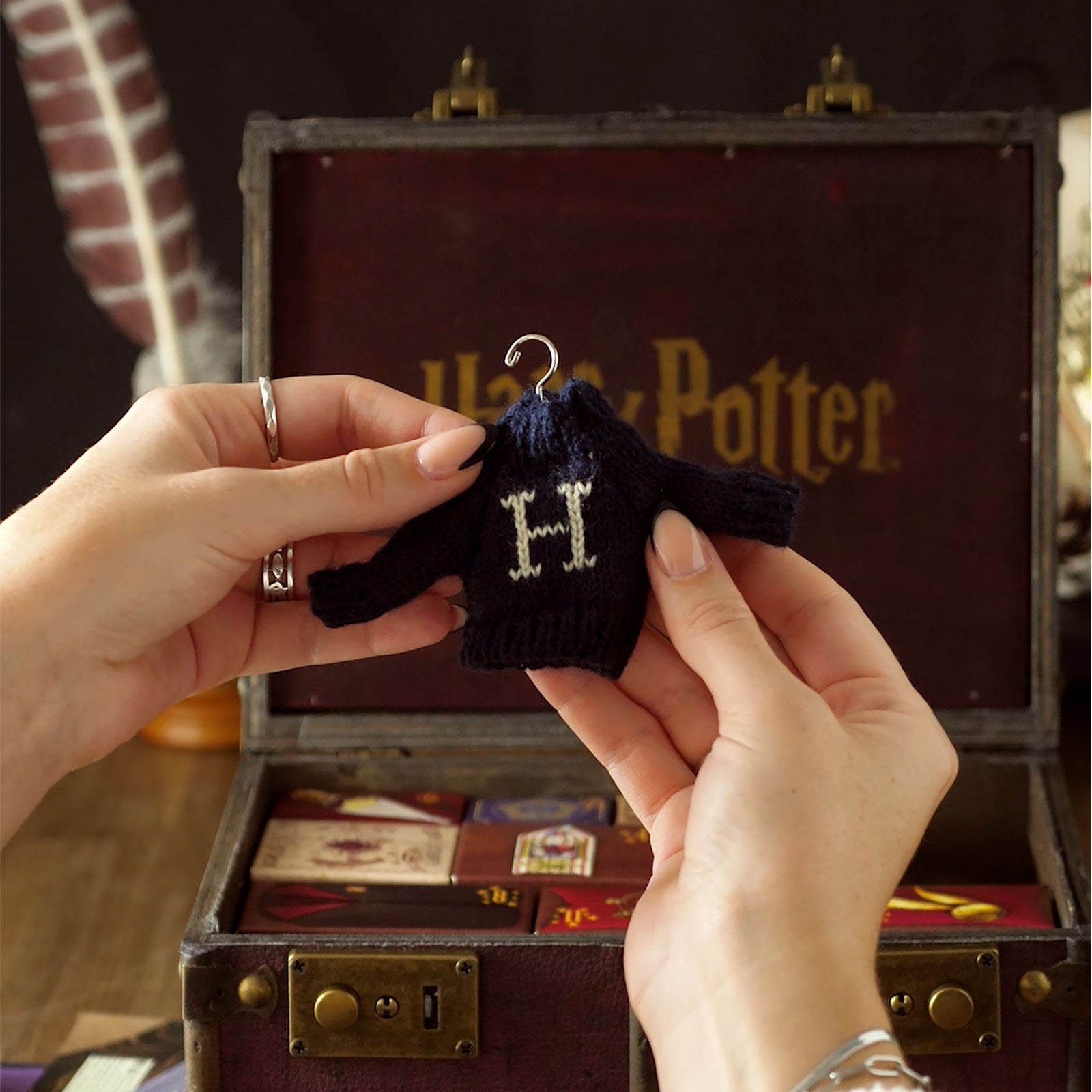 Zdjęcie produktu Harry Potter - Kalendarz adwentowy z kufrem Hogwartu