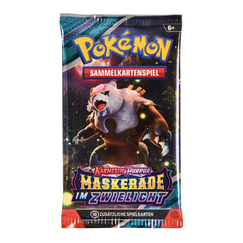 Zdjęcie produktu Pokemon - Karmazyn i Purpura Maskarada w Zmierzchu Booster