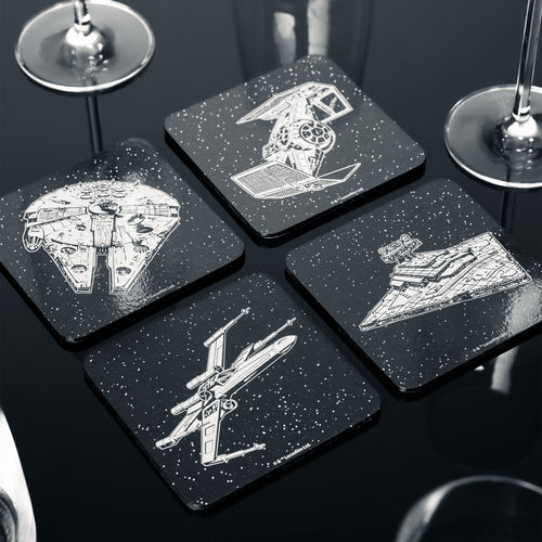 Zdjęcie produktu Star Wars - Zestaw podkładek ze statkami kosmicznymi