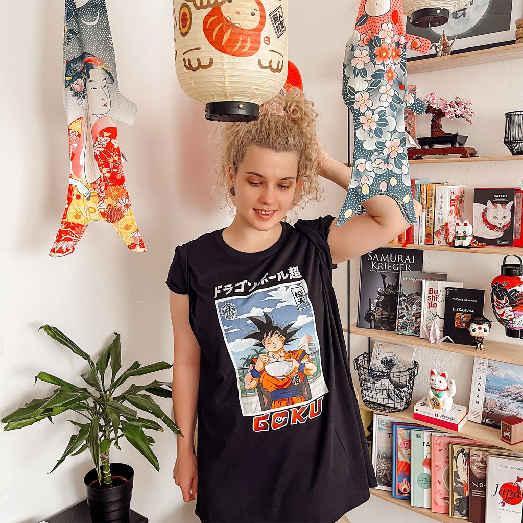 Zdjęcie produktu Dragon Ball - Goku Eat T-Shirt czarne