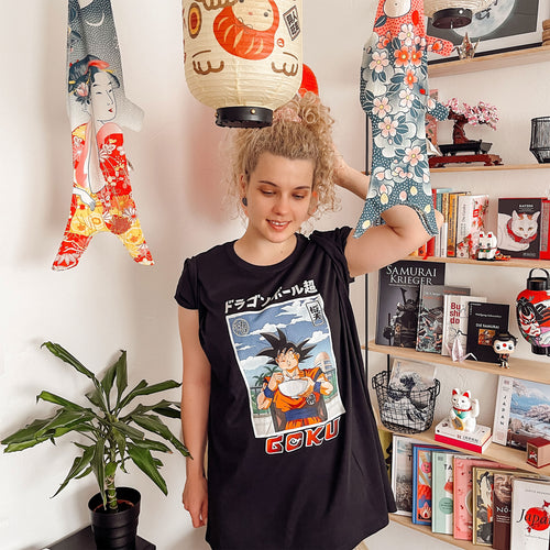 Zdjęcie produktu Dragon Ball - Goku Eat T-Shirt czarne