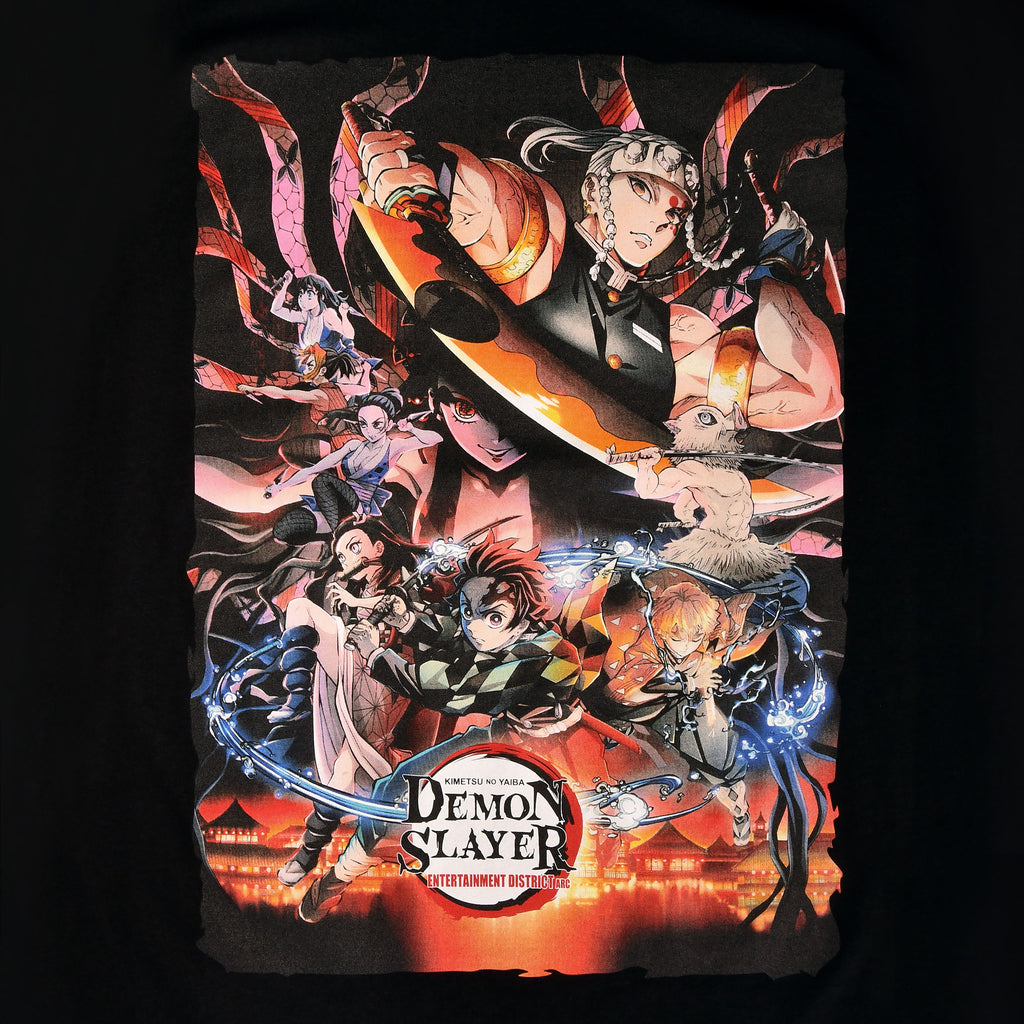 Zdjęcie produktu Demon Slayer - Koszulka z postaciami czarna