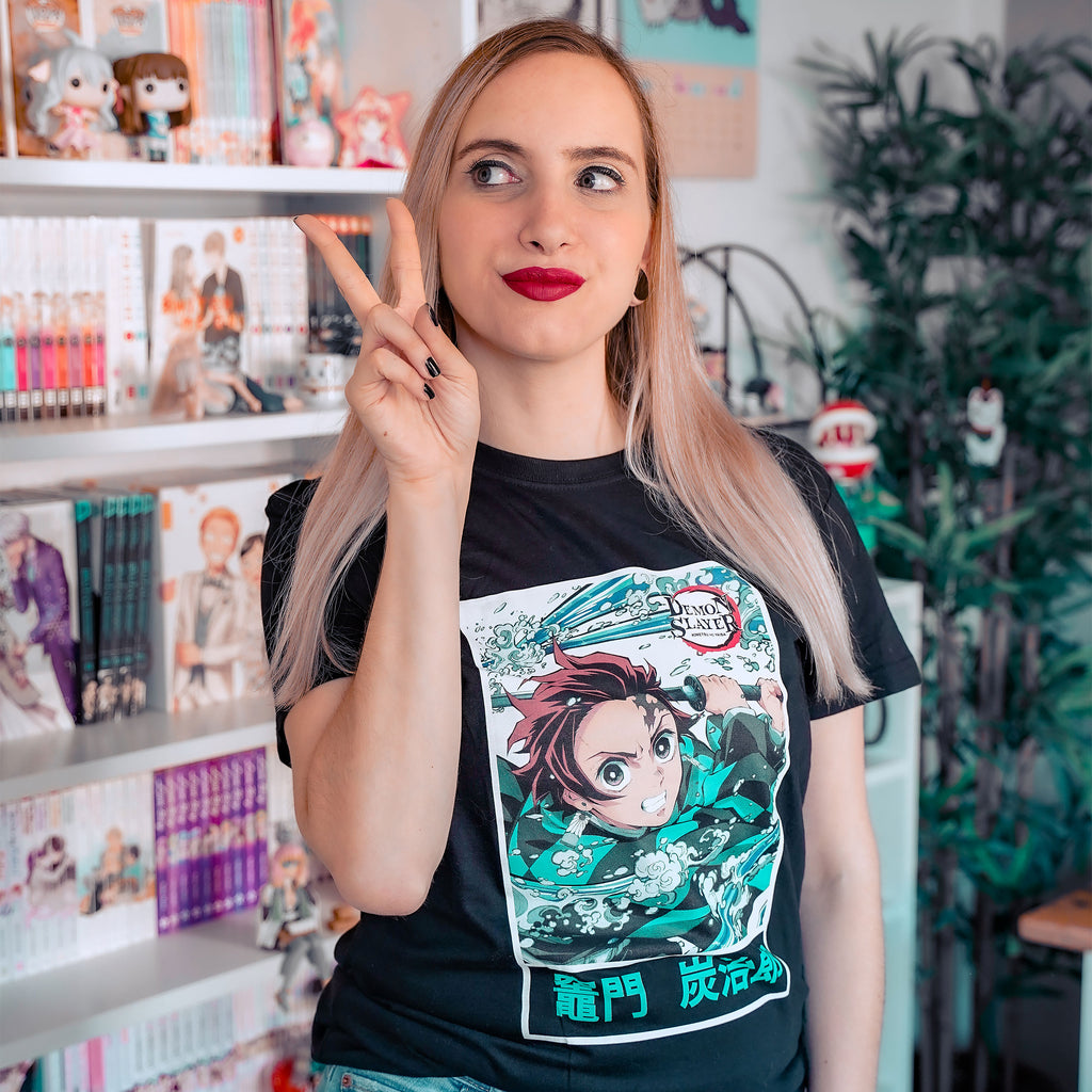 Zdjęcie produktu Demon Slayer - Kamado Tanjiro T-Shirt czarne
