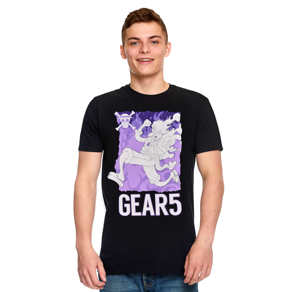 Product image One Piece: Gear 5 - Monkey D. Luffy T-Shirt Black
