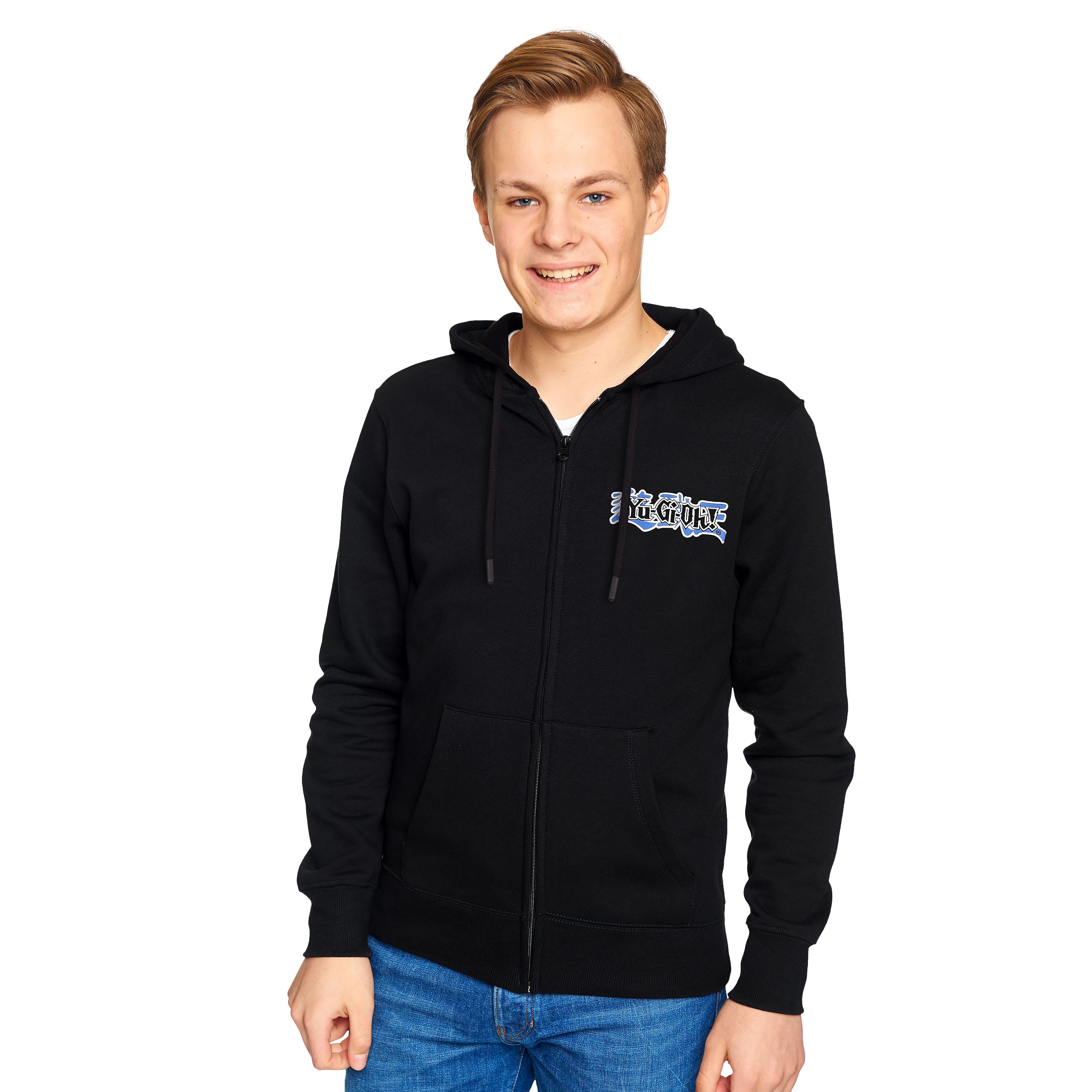 Zdjęcie produktu Yu-Gi-Oh! - Blu-Oczy Biały Smok Bluza z kapturem czarna