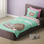 Zdjęcie produktu Pusheen - Dwustronna pościel z efektem świecenia w ciemności