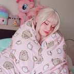 Zdjęcie produktu Pusheen - Dwustronna pościel z efektem świecenia w ciemności