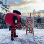 Zdjęcie produktu Deadpool - Artysta Funko Pop figurka z ruchomą głową