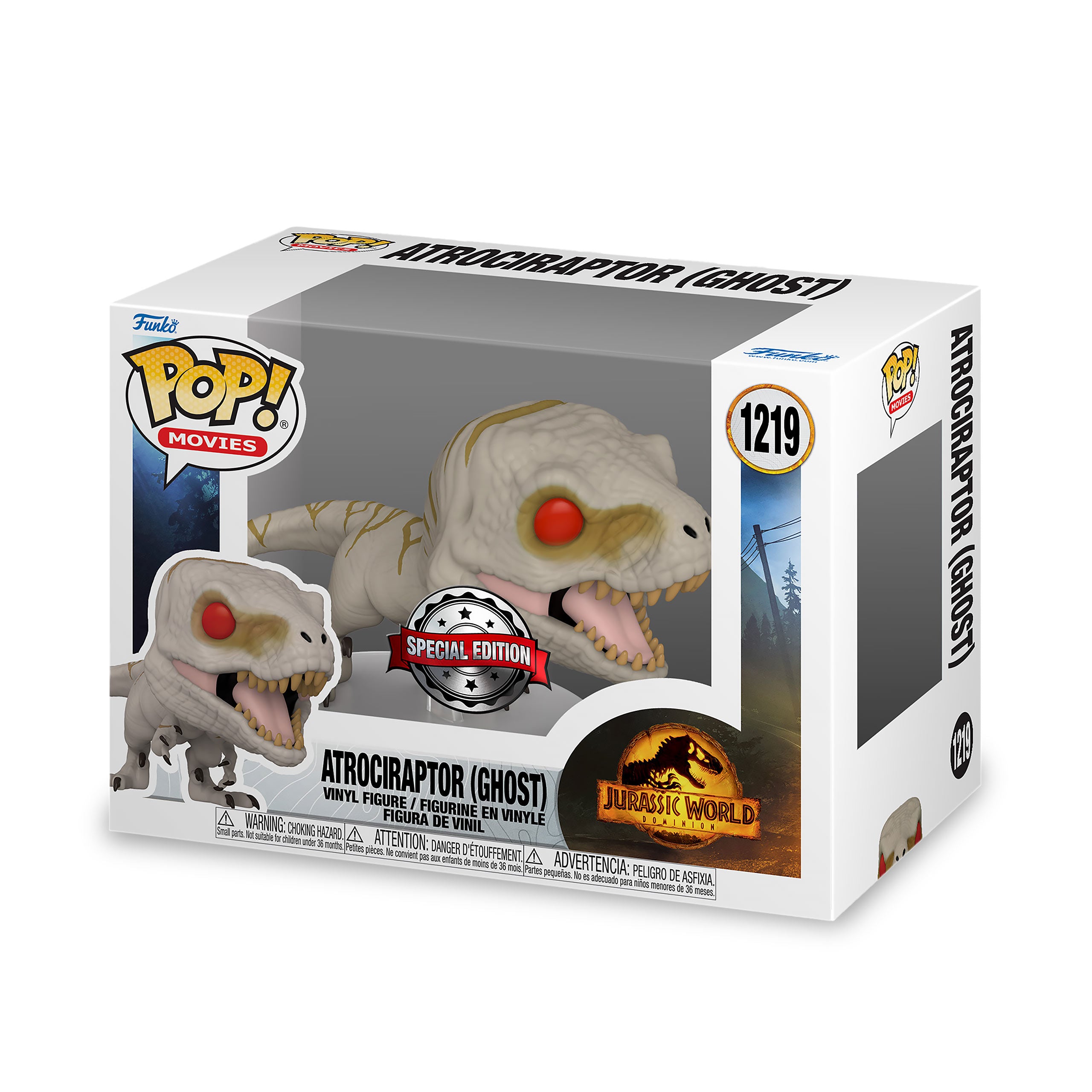 Zdjęcie produktu Jurassic World - Atrociraptor (Ghost) Funko Pop Figurka