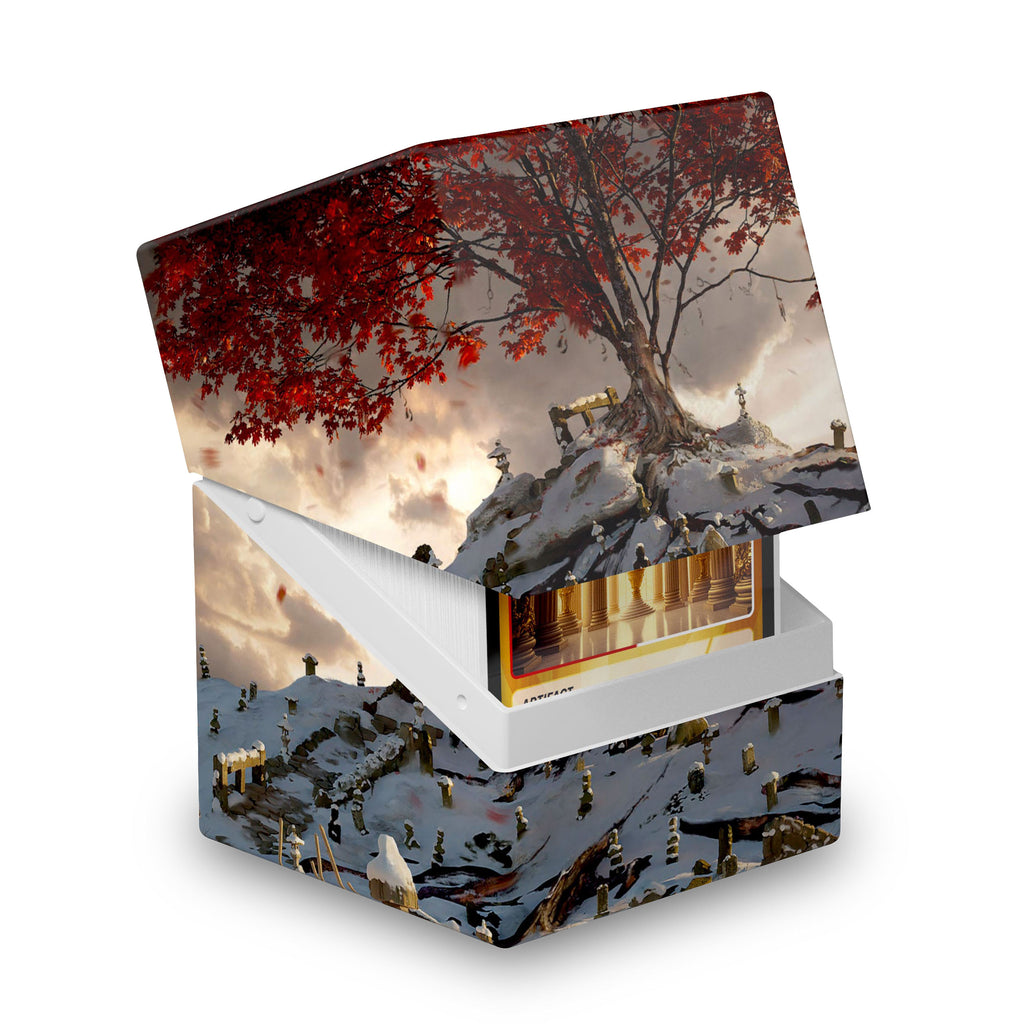 Zdjęcie produktu Pudełko na karty kolekcjonerskie Ultimate Guard - Mario Renaud: In Icy Bloom Artist Edition