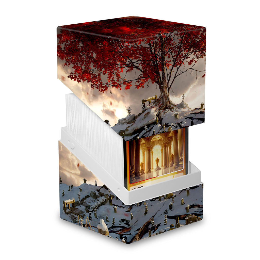 Zdjęcie produktu Pudełko na karty kolekcjonerskie Ultimate Guard - Mario Renaud: In Icy Bloom Artist Edition