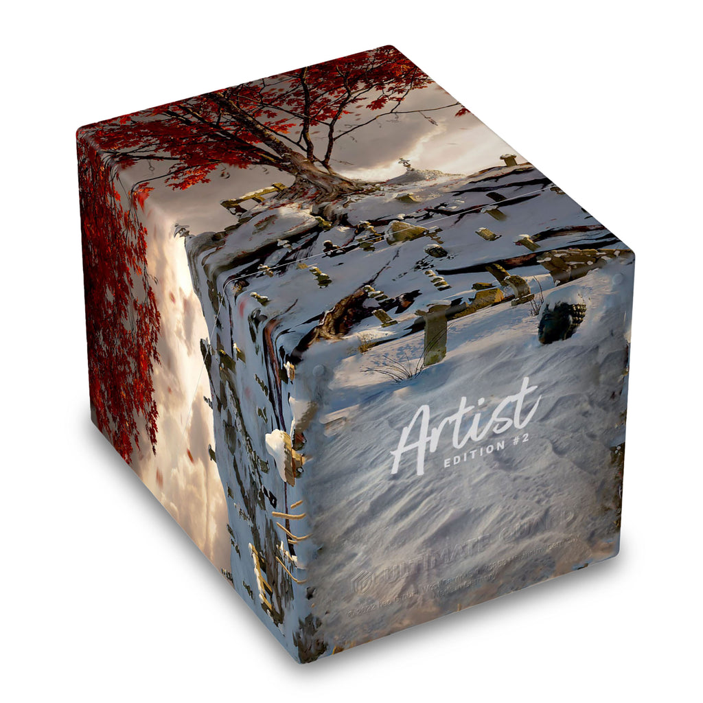 Zdjęcie produktu Pudełko na karty kolekcjonerskie Ultimate Guard - Mario Renaud: In Icy Bloom Artist Edition