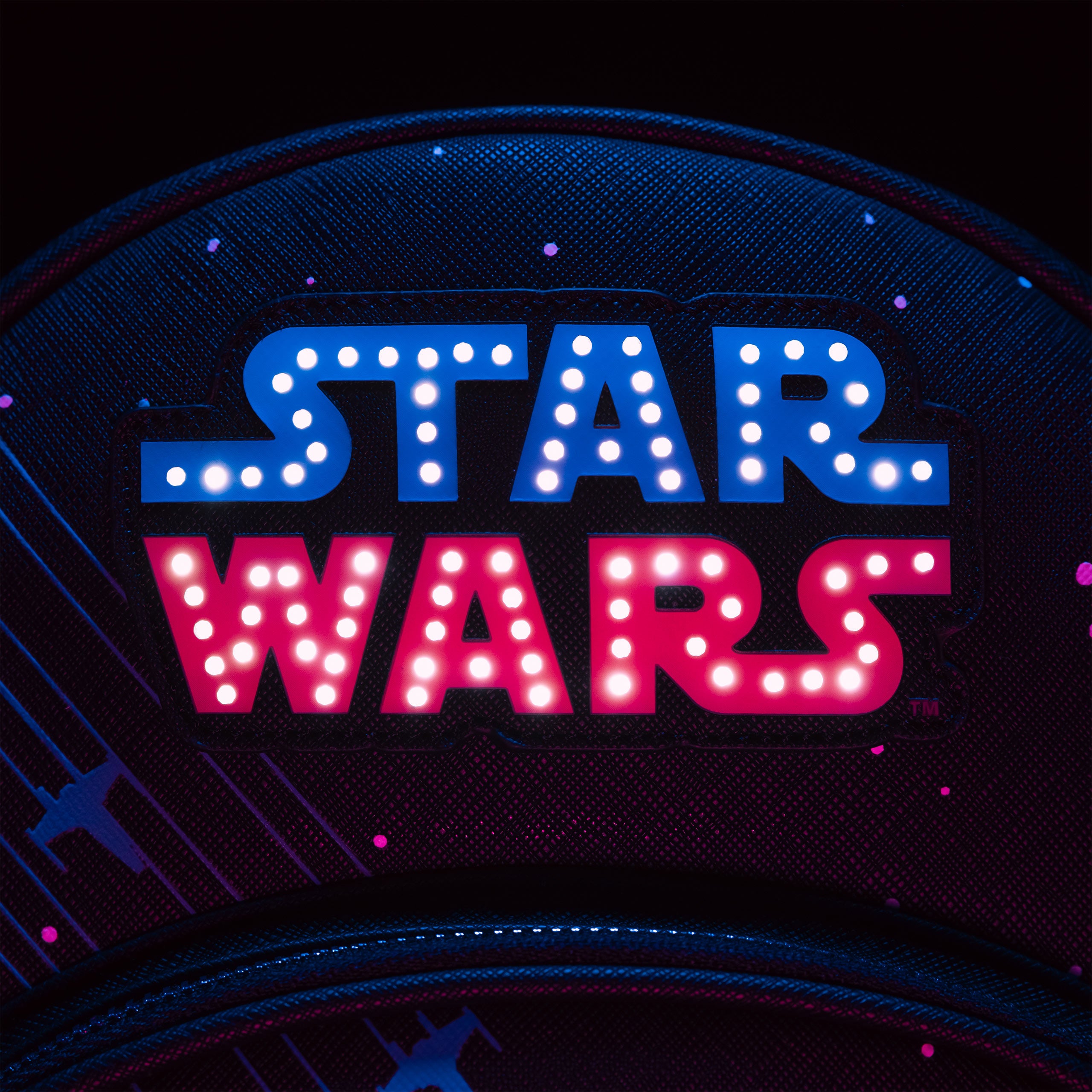Zdjęcie produktu Star Wars - Neonowy plecak z lat 70. z oświetleniem