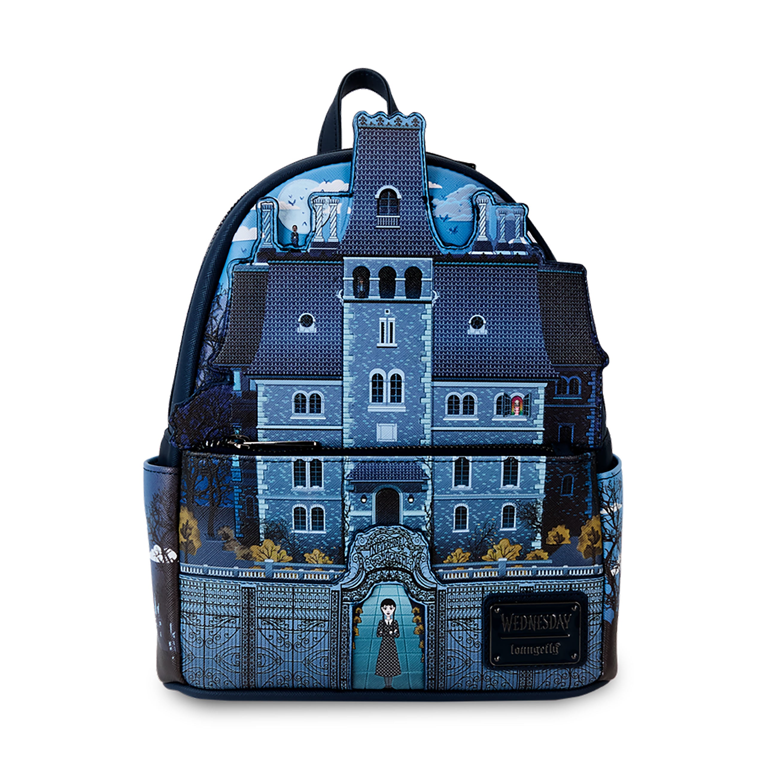 Zdjęcie produktu Wednesday - Nevermore Academy Glow in the Dark Mini Plecak