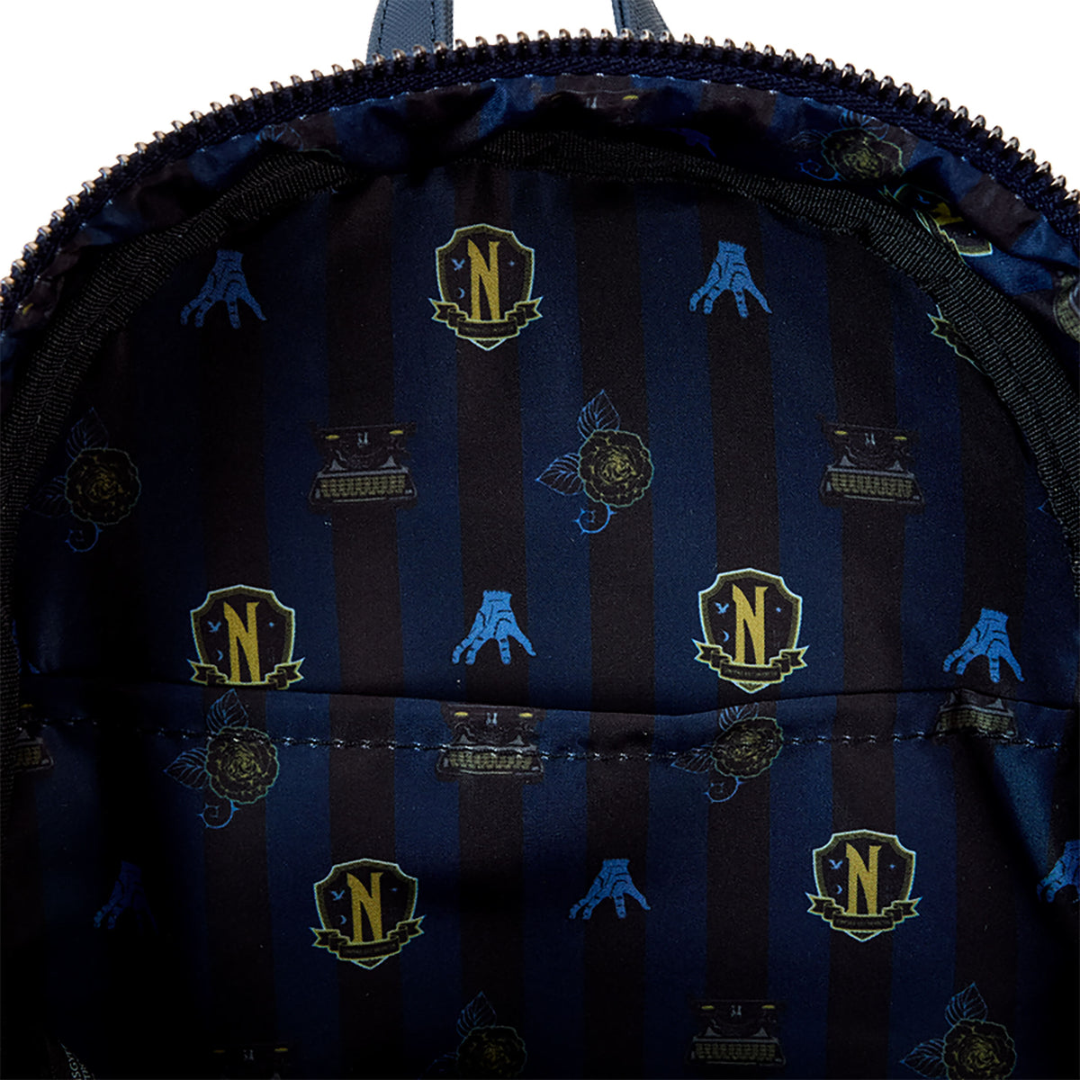 Zdjęcie produktu Wednesday - Nevermore Academy Glow in the Dark Mini Plecak