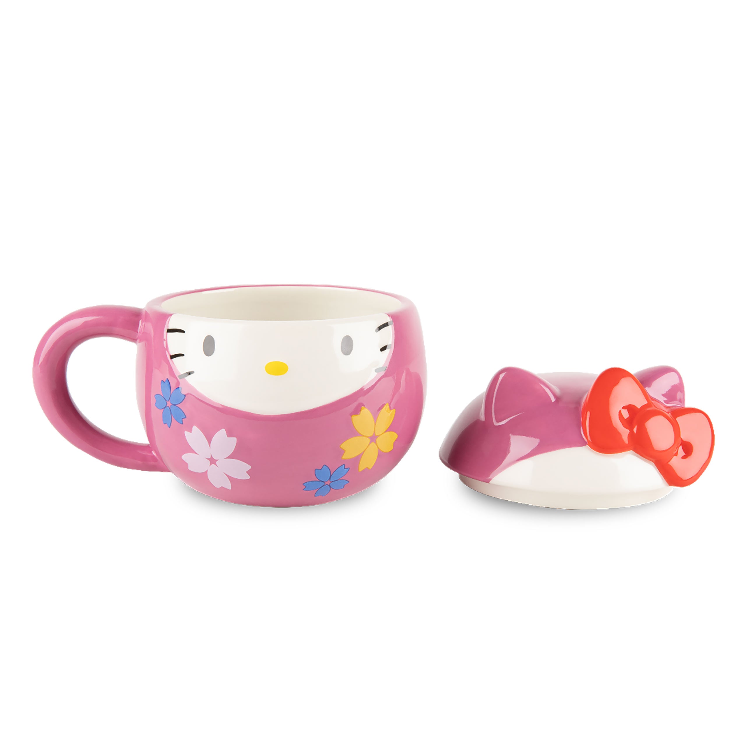 Zdjęcie produktu Hello Kitty - Daruma 3D kubek z pokrywką