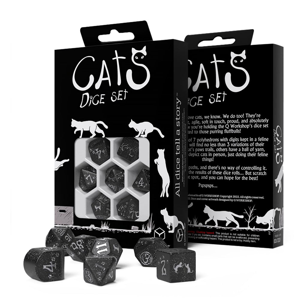 Zdjęcie produktu Cats Waffle Modern RPG Zestaw Kości 7-częściowy