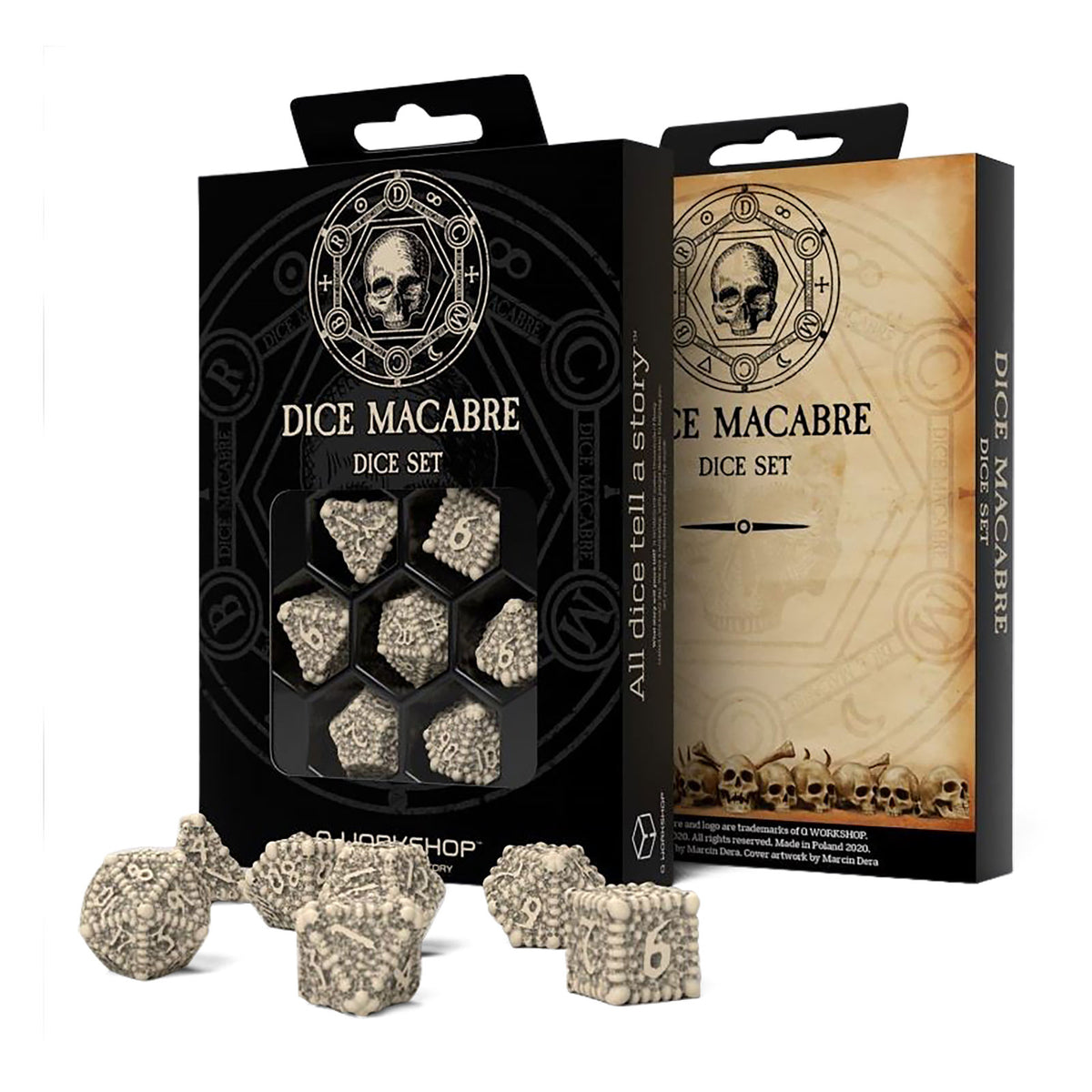 Zdjęcie produktu Makabryczna Moc Podziemi RPG Zestaw Kości 7 szt.