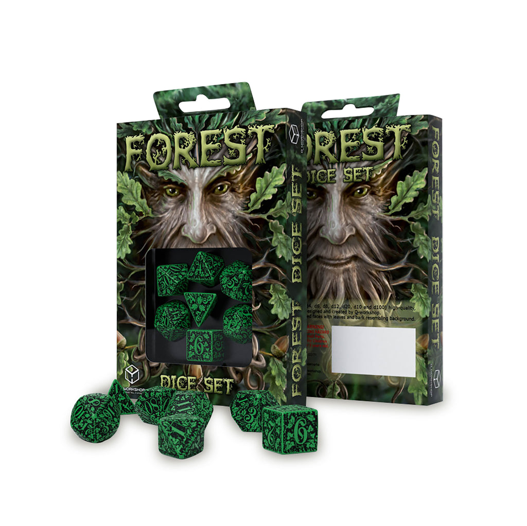 Zdjęcie produktu Forest Jungle RPG Zestaw Kości 7-częściowy