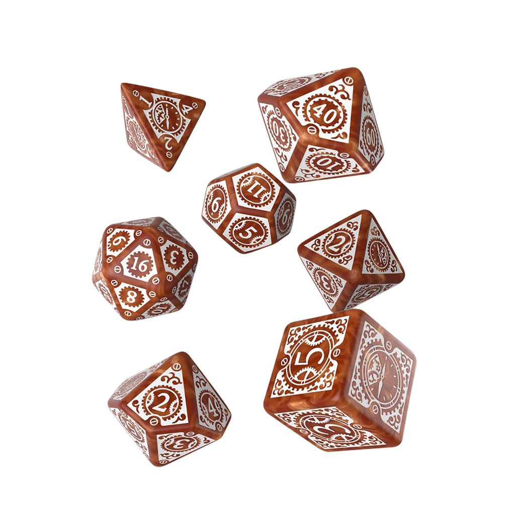 Zdjęcie produktu Steampunk Clockwork RPG Zestaw Kości 7 szt.