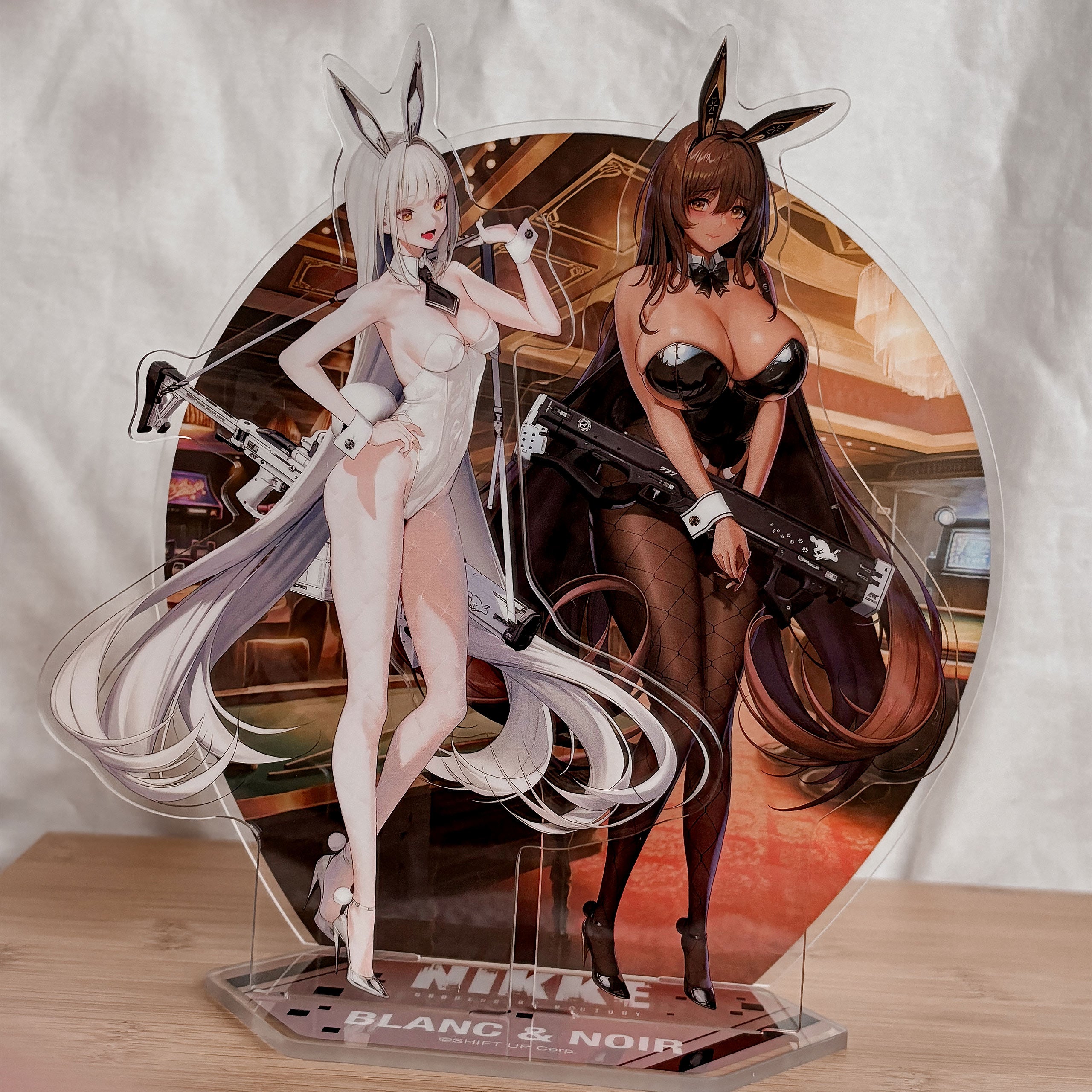 Zdjęcie produktu Goddess of Victory: Nikke - Blanc & Noir Akrylowy Diorama Figurka