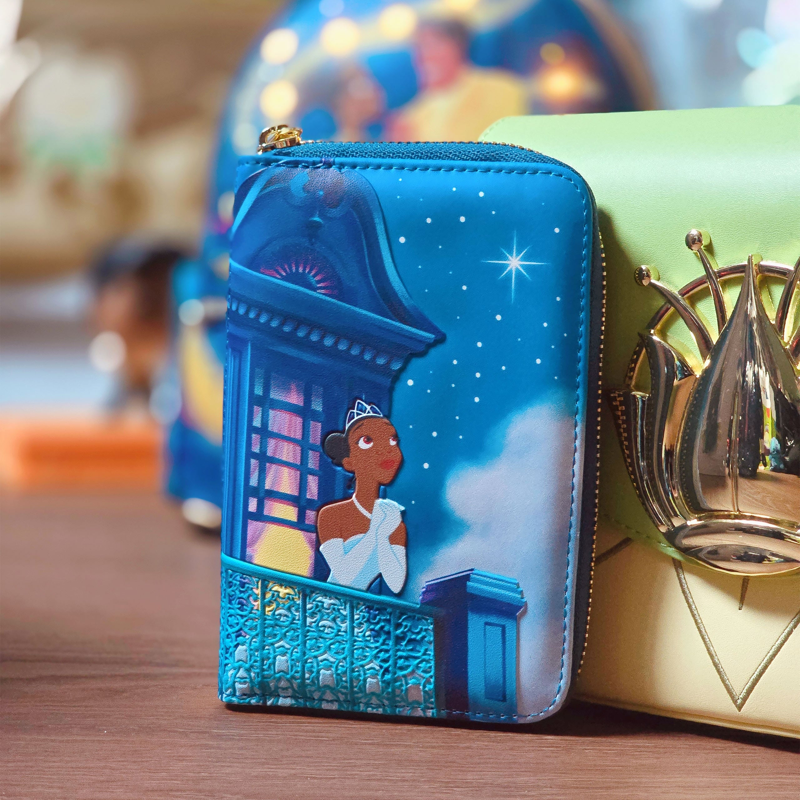 Zdjęcie produktu Księżniczka i Żaba - Portfel Tiana Glow in the Dark