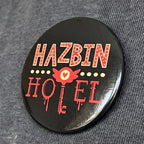Zdjęcie produktu Przycisk z logo dla fanów Hazbin Hotel