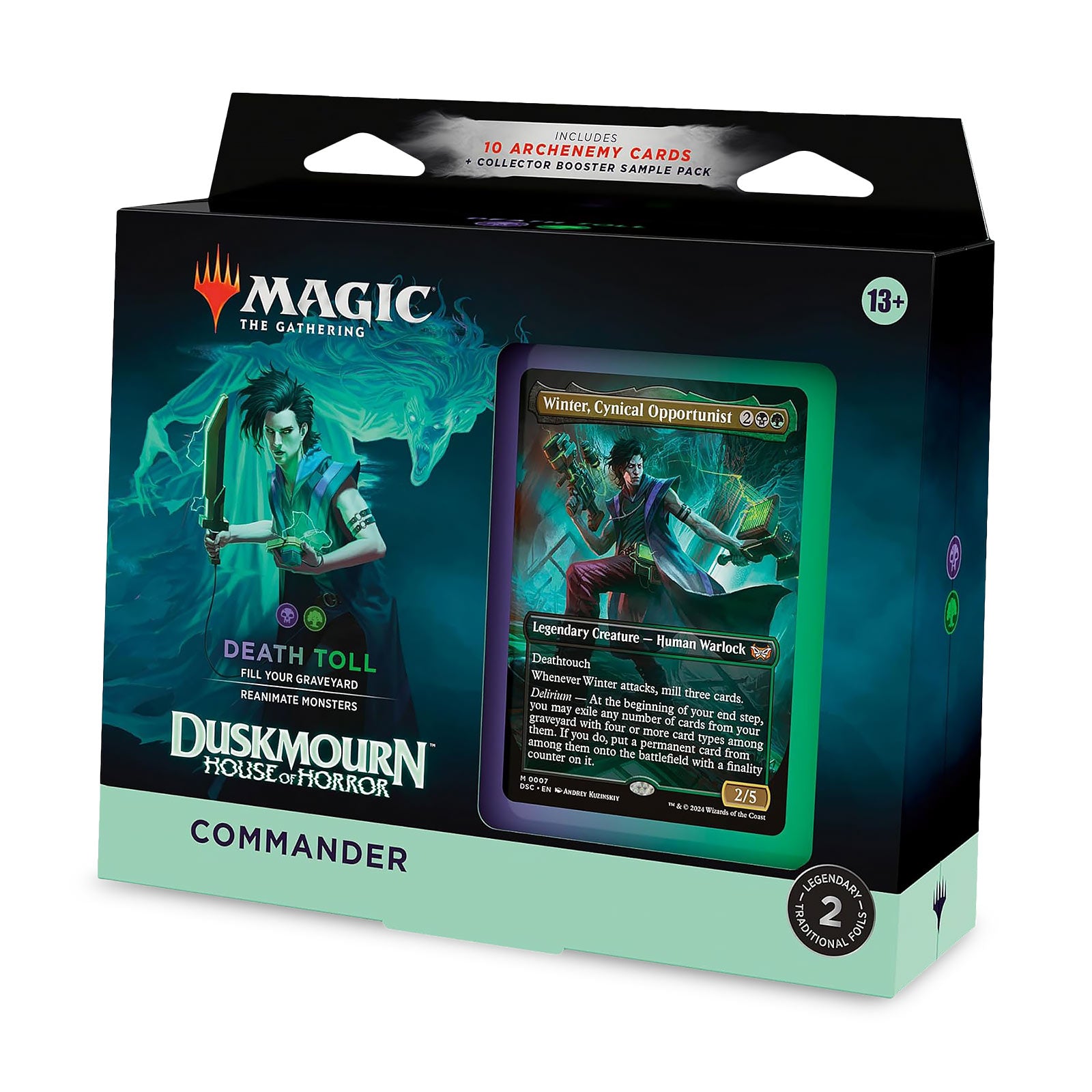 Zdjęcie produktu Duskmourn: House of Horror Commander Deck Death Toll - Magic The Gathering