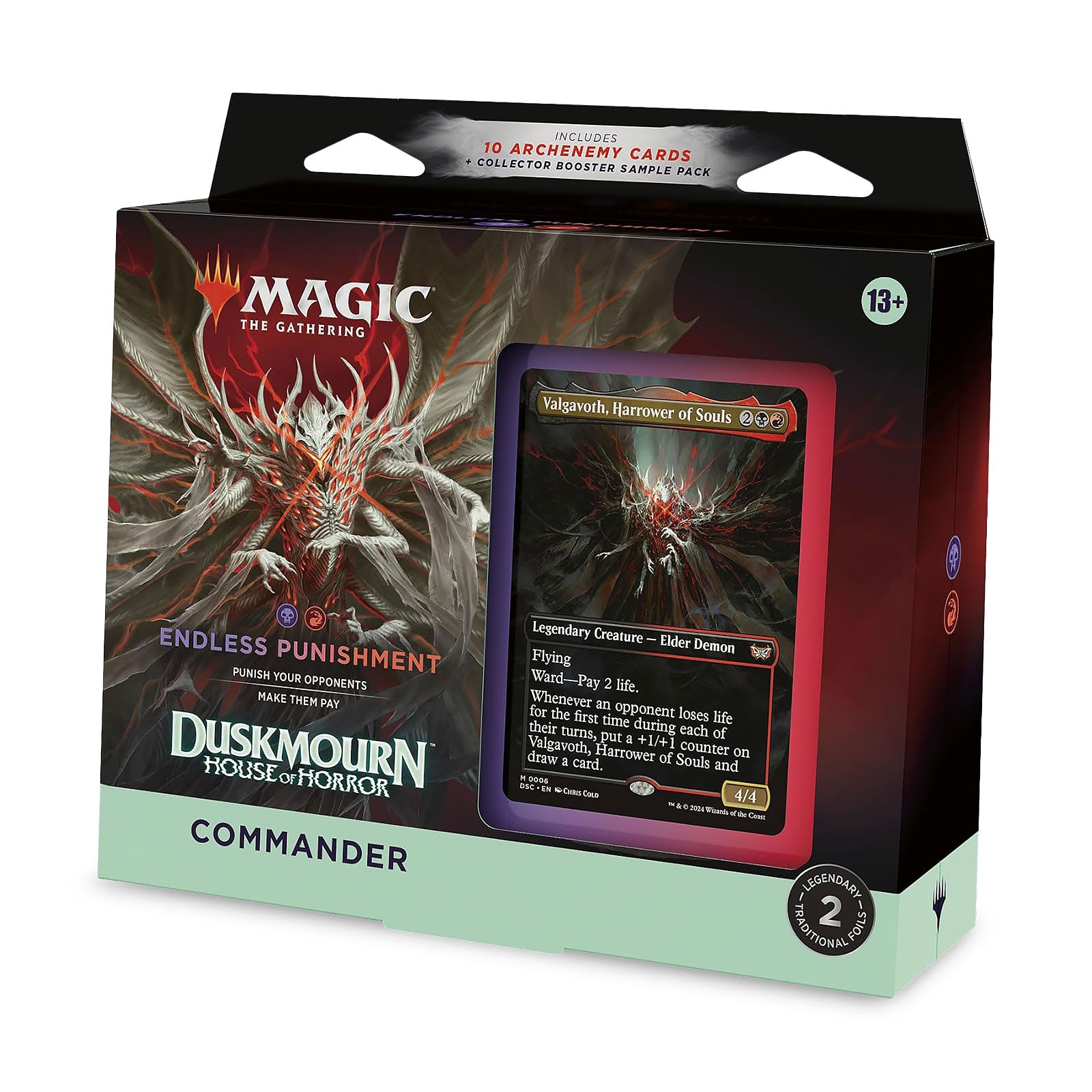 Zdjęcie produktu Duskmourn: House of Horror Commander Deck Endless Punishment - Magic The Gathering