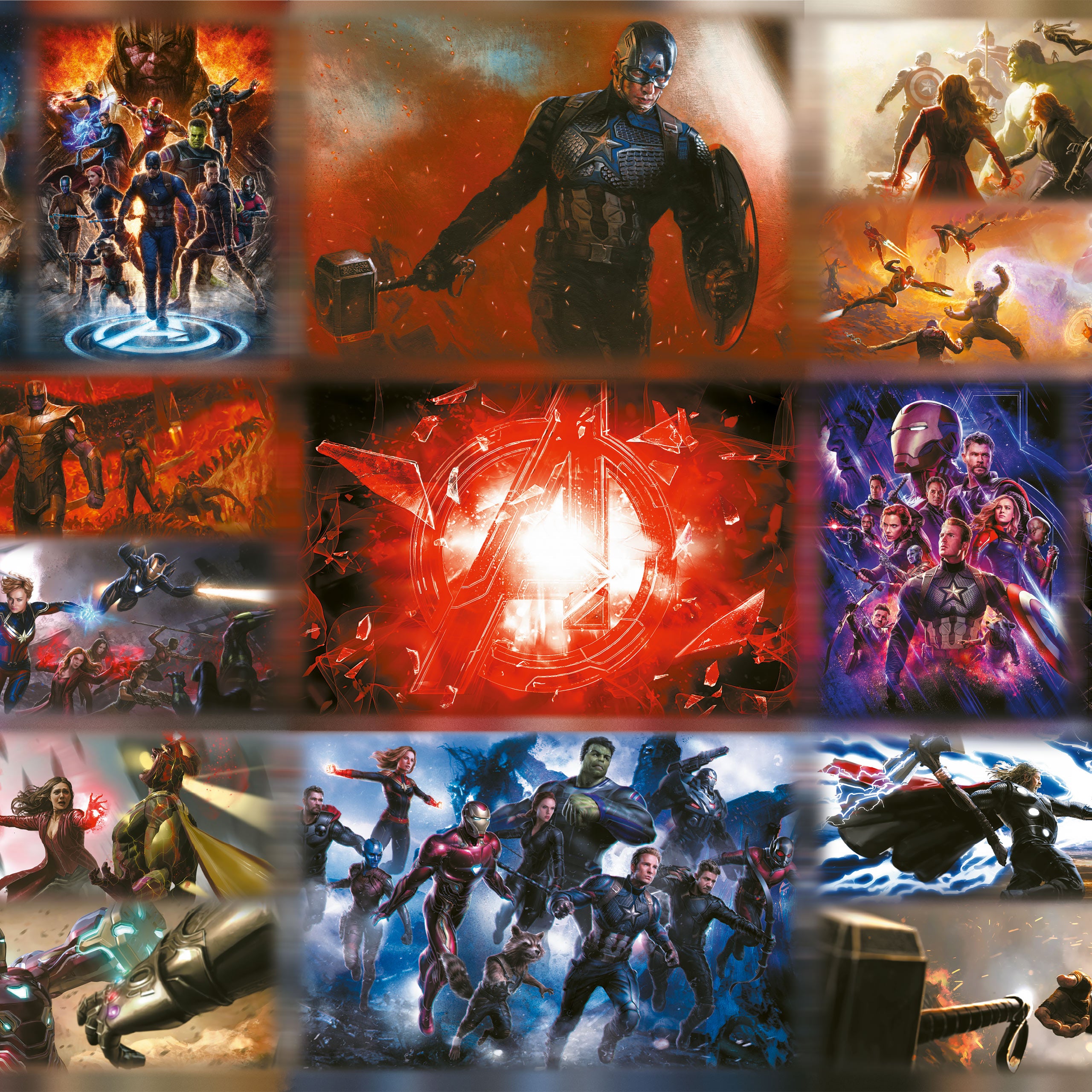 Zdjęcie produktu Marvel - Kolekcja puzzli z plakatem