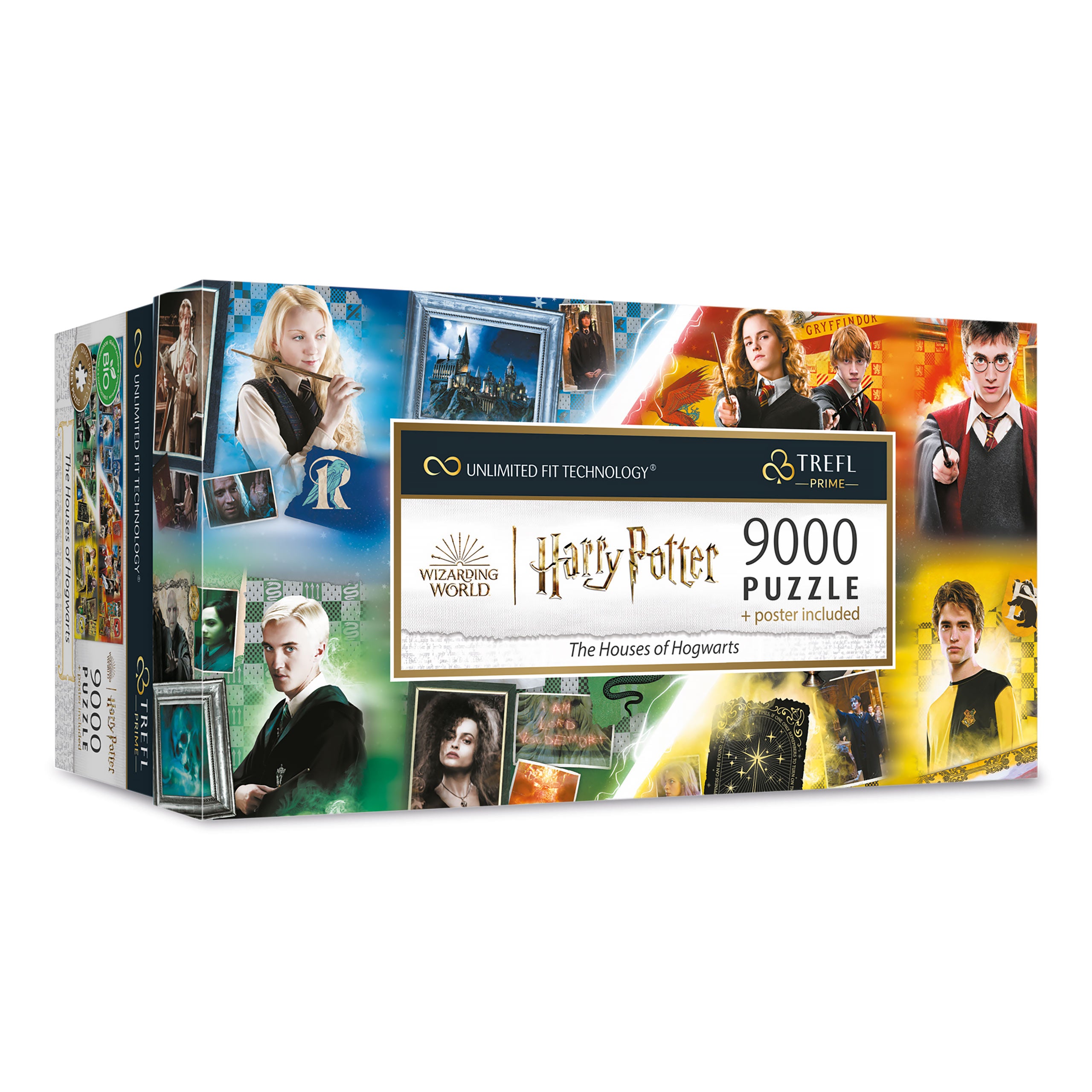 Zdjęcie produktu Harry Potter - Kolekcja puzzli domów Hogwartu z plakatem