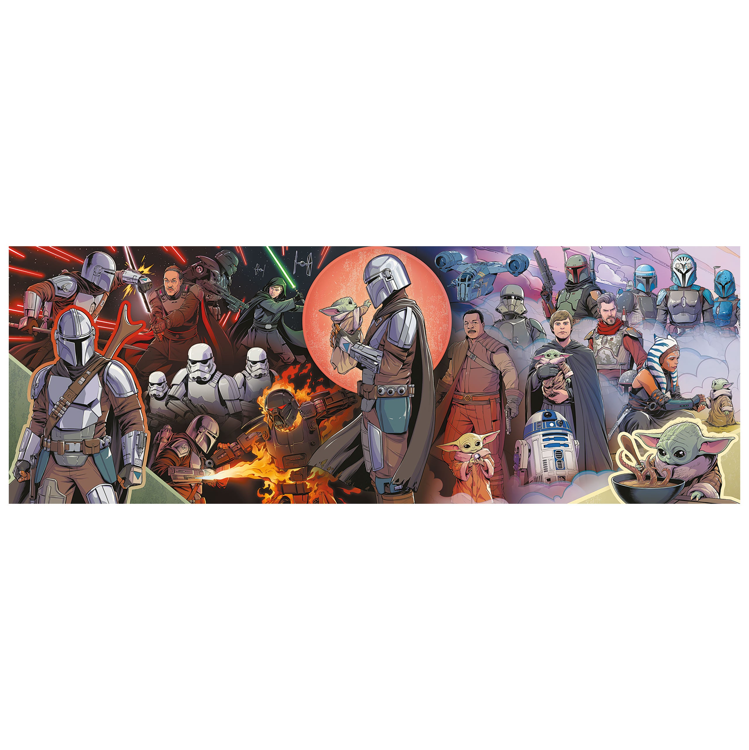 Zdjęcie produktu Mandalorianin z Grogu Puzzle - Star Wars The Mandalorian