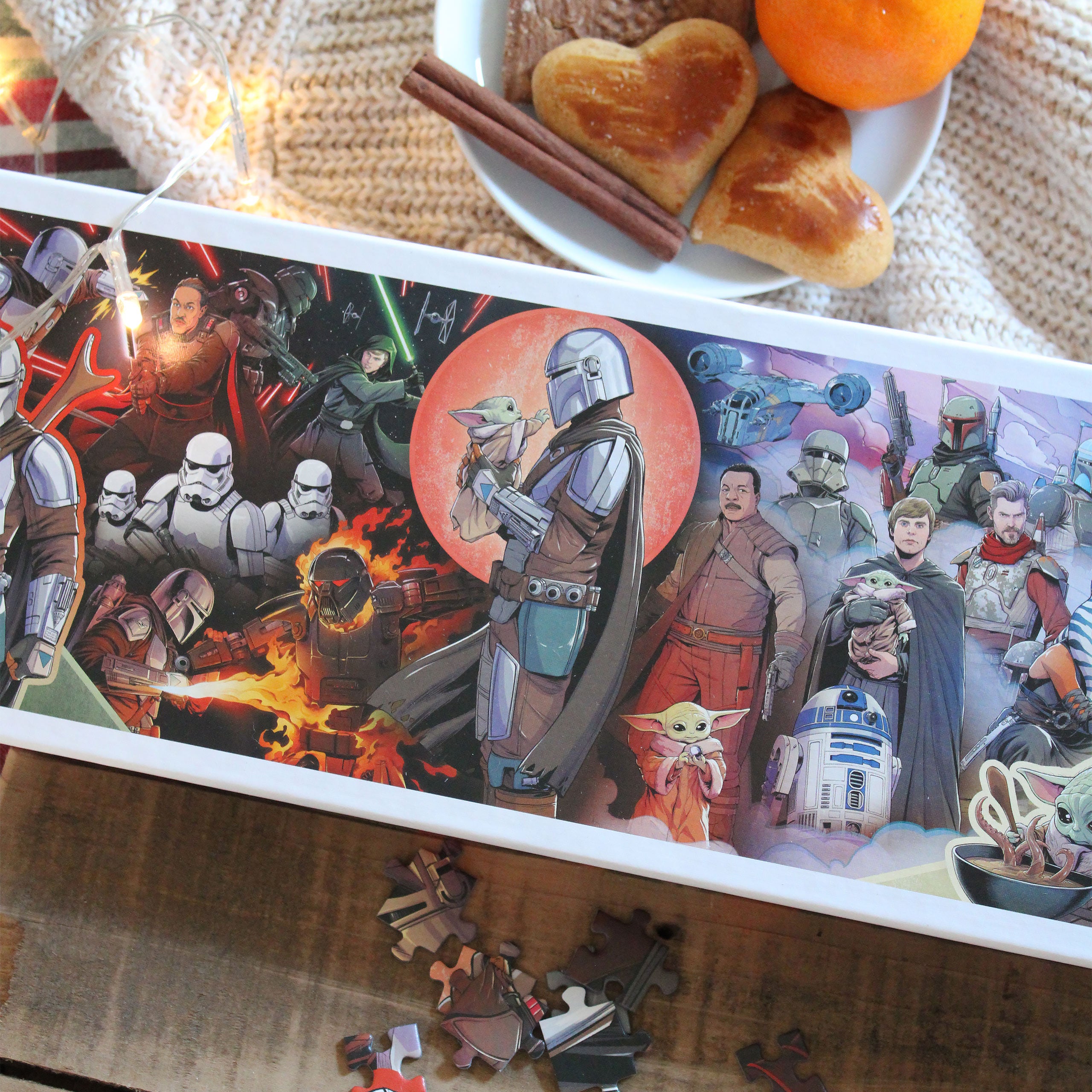 Zdjęcie produktu Mandalorianin z Grogu Puzzle - Star Wars The Mandalorian